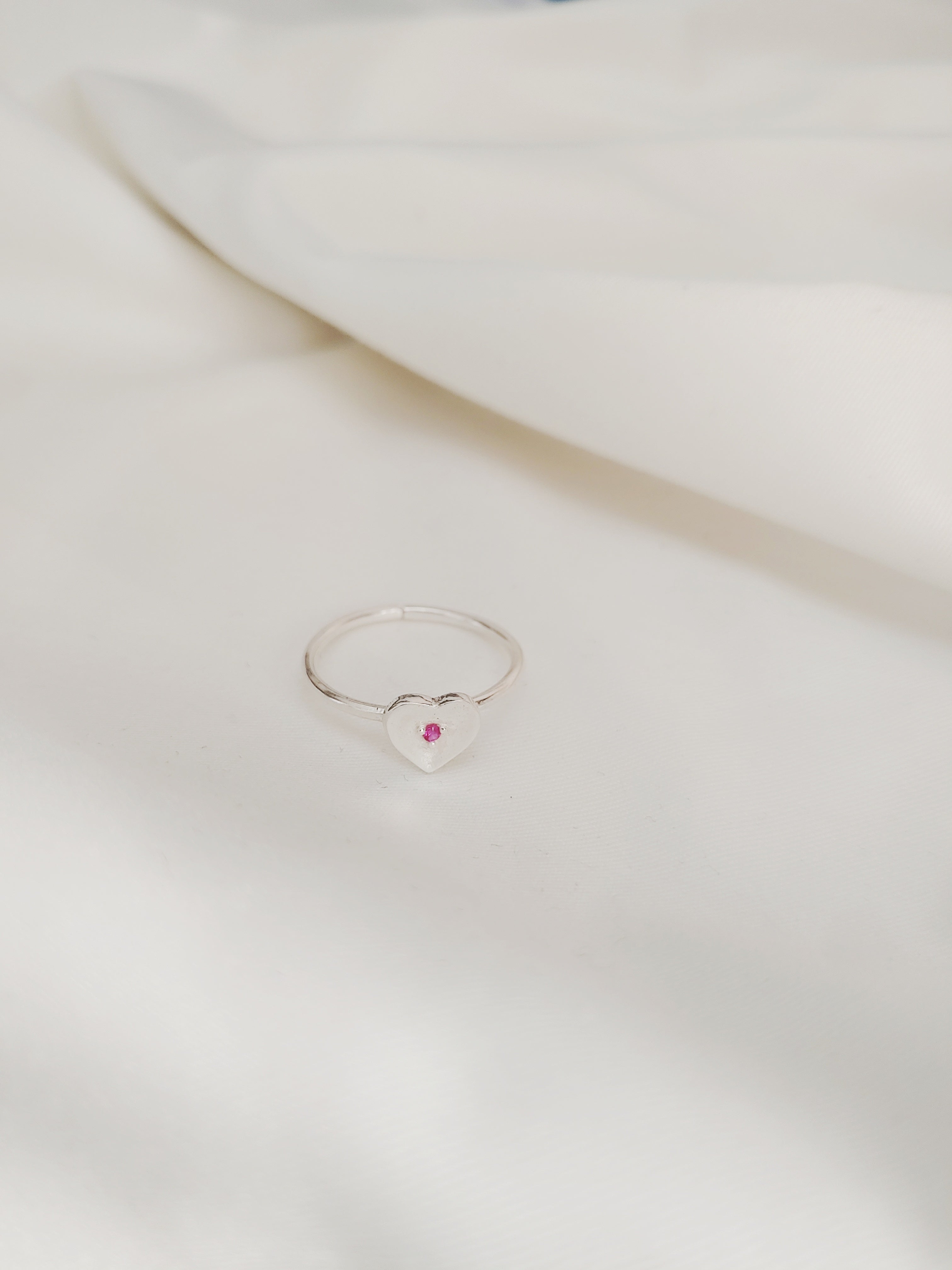 Hridya Traditional 92.5 Silver Adjustable Ring