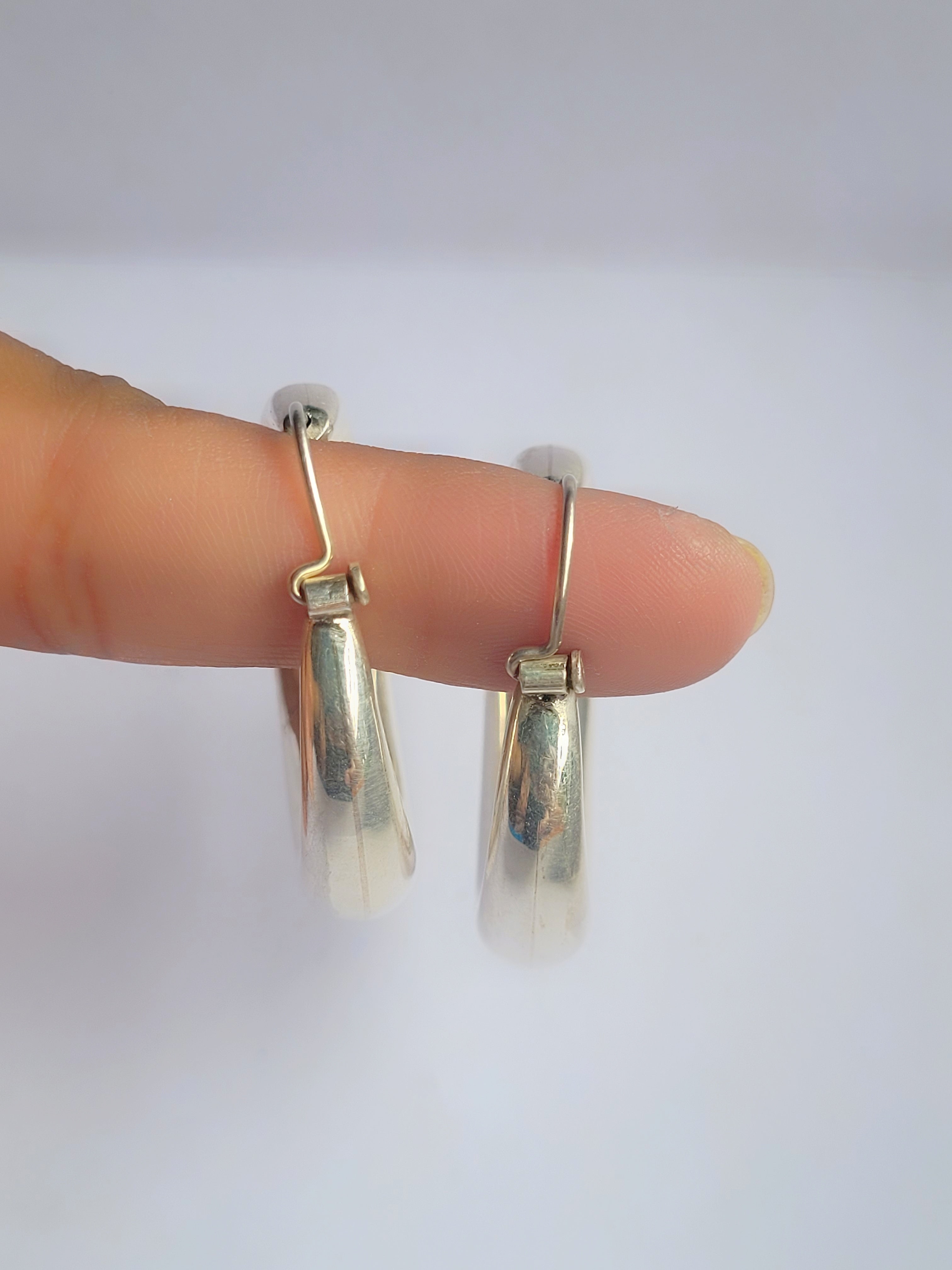 Chandrika Bell 92.5 Silver Statement Hoop Earrings