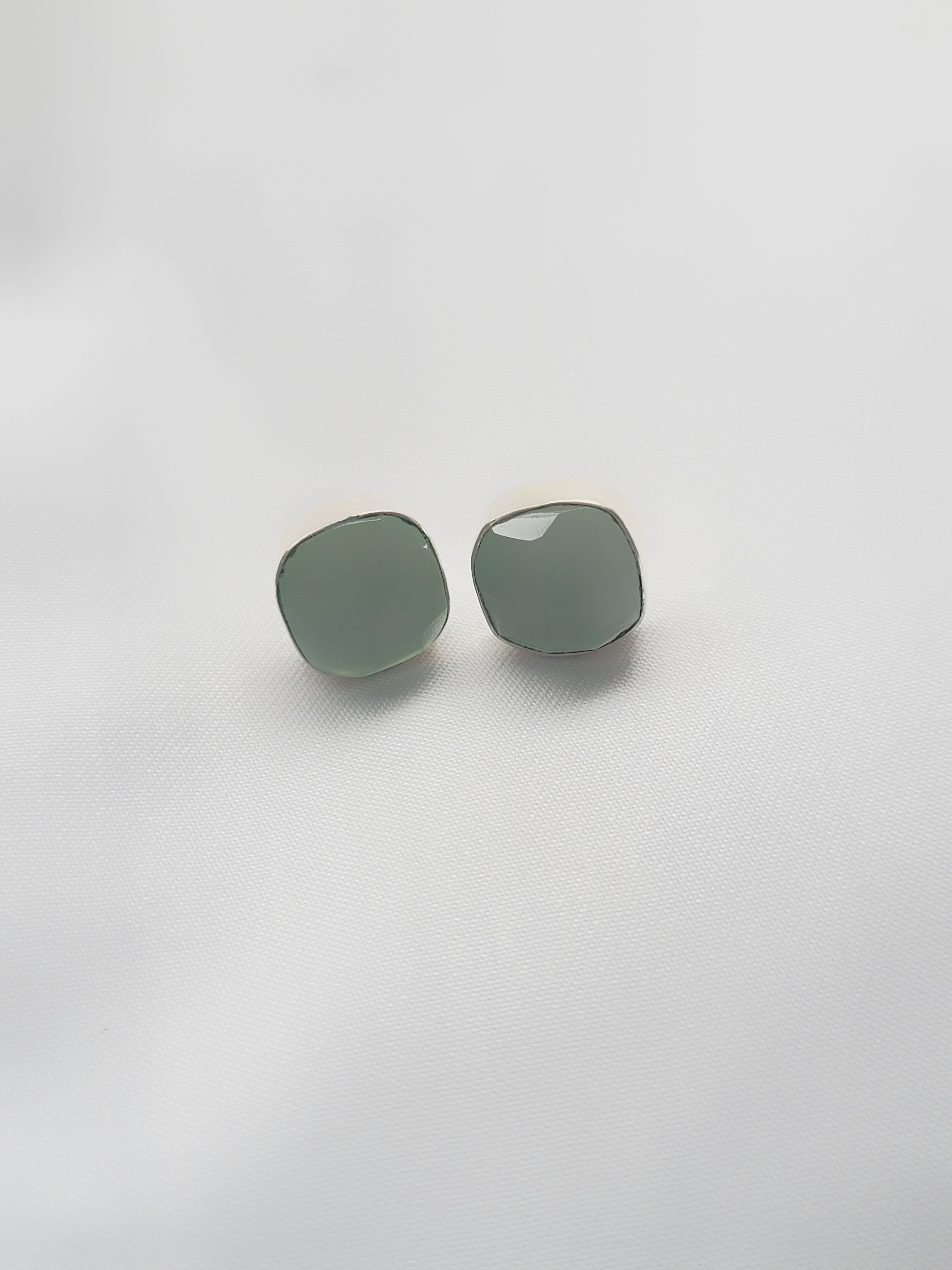 Glow Stone 92.5 Silver Studs - Handcrafted