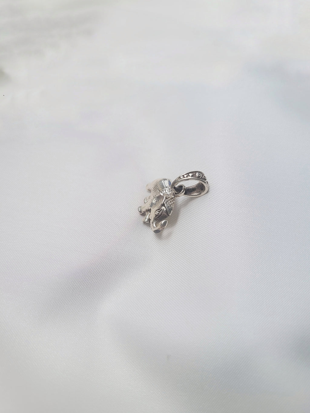 Royal Tusker 92.5 Silver Pendant (Without Chain) - Handcrafted