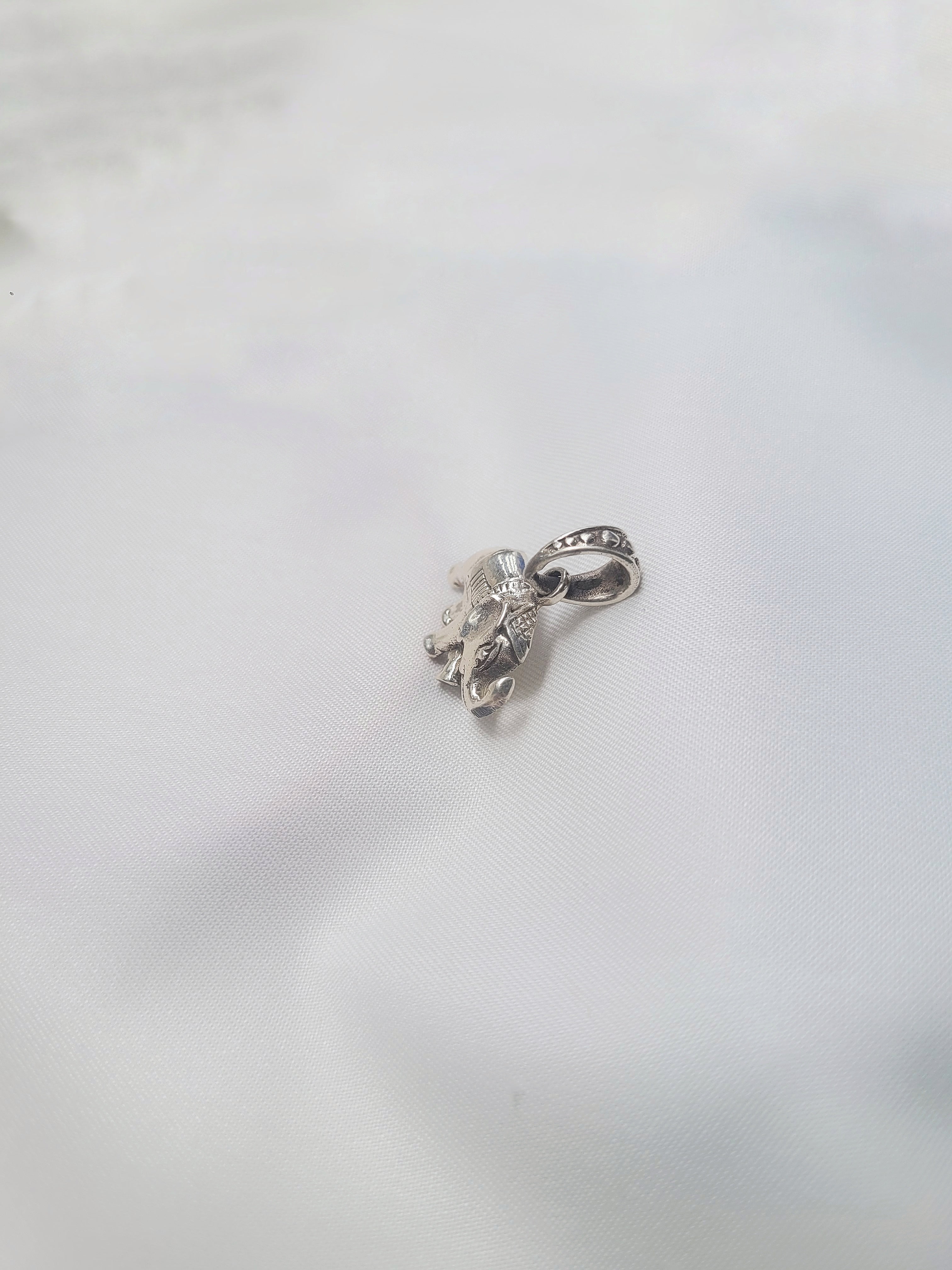 Royal Tusker 92.5 Silver Pendant (Without Chain) - Handcrafted