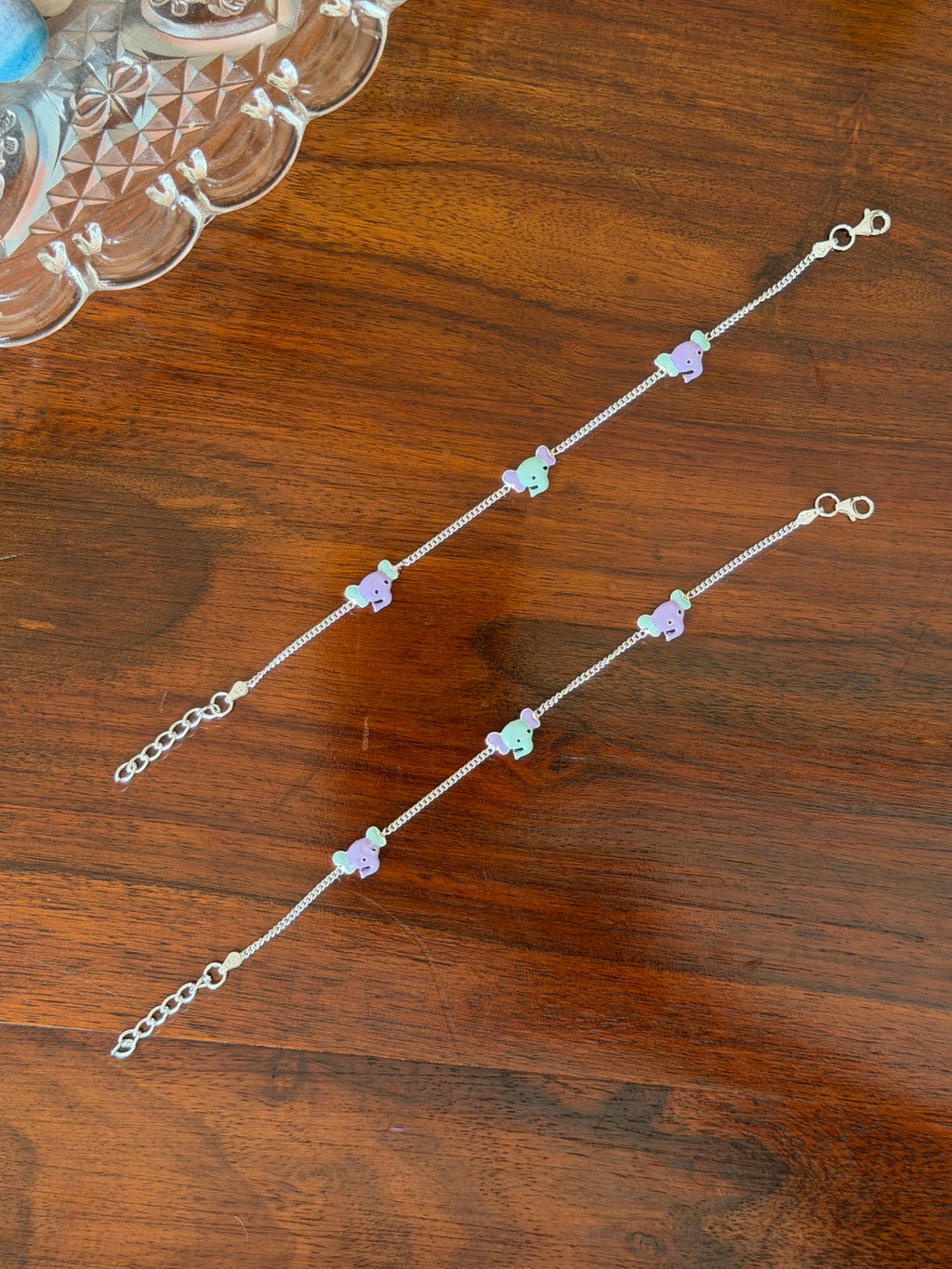 Gajmukh Little Steps - 92.5 Silver Anklets for Kids