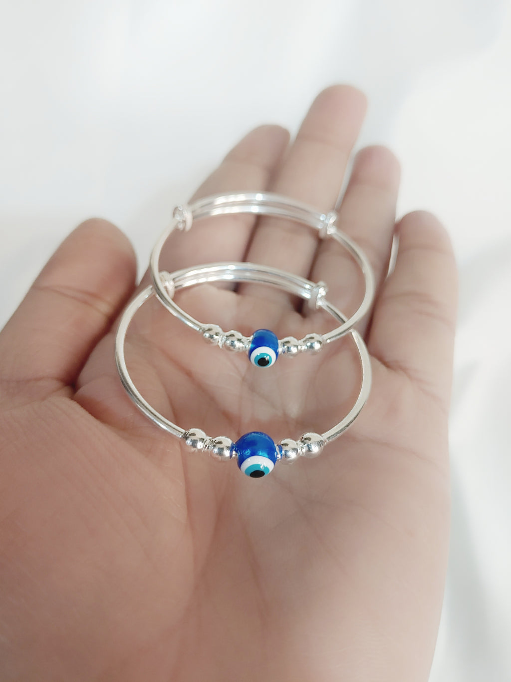 Evil Eye - 925 Adjustable Size Nazaria Set for Kids