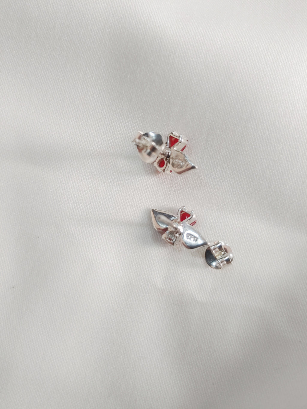 Angel Wing 92.5 Silver Marcasite Stud Earrings