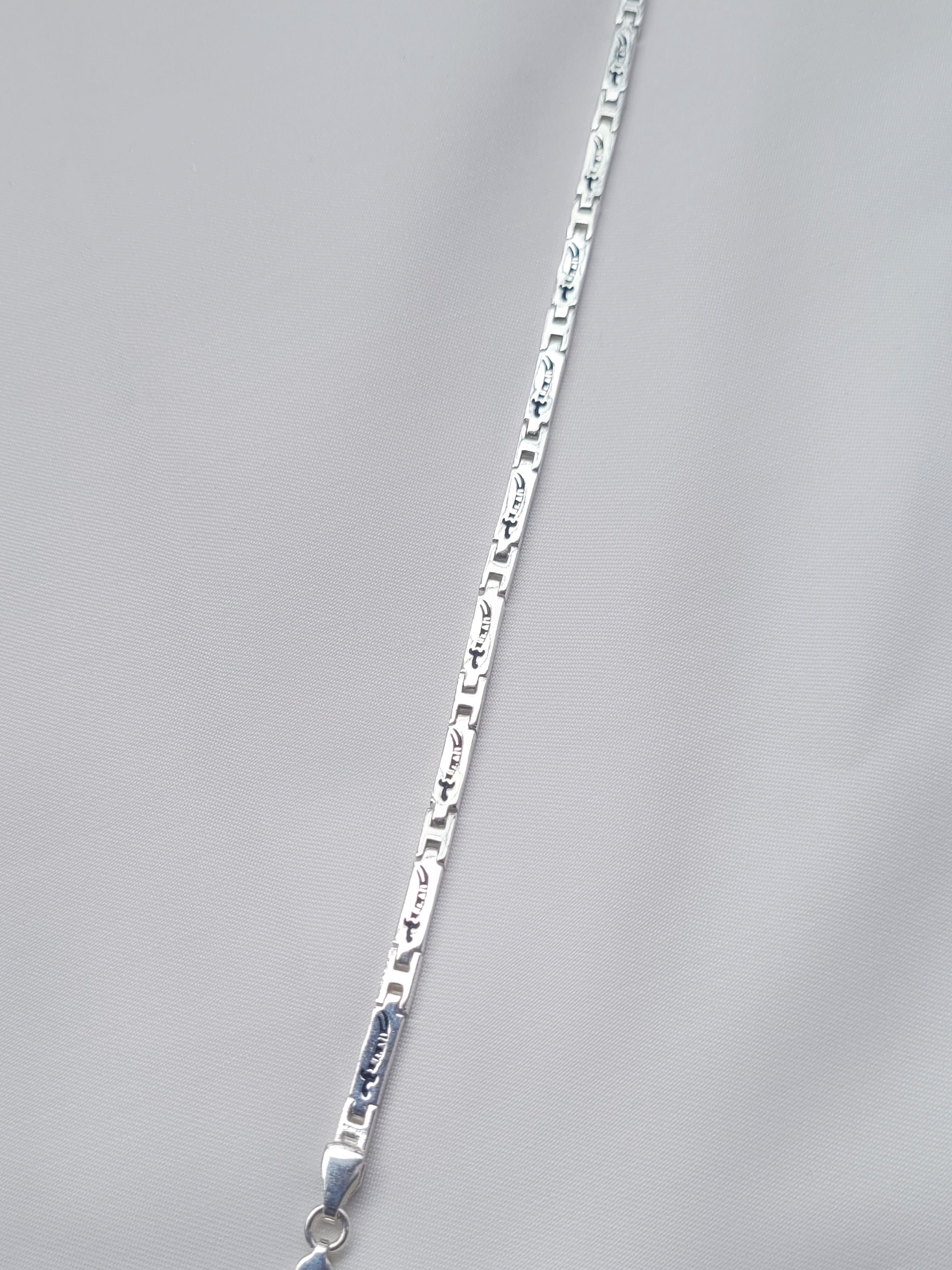 Silver Glide Minimalistic Men's 92.5 Bracelet