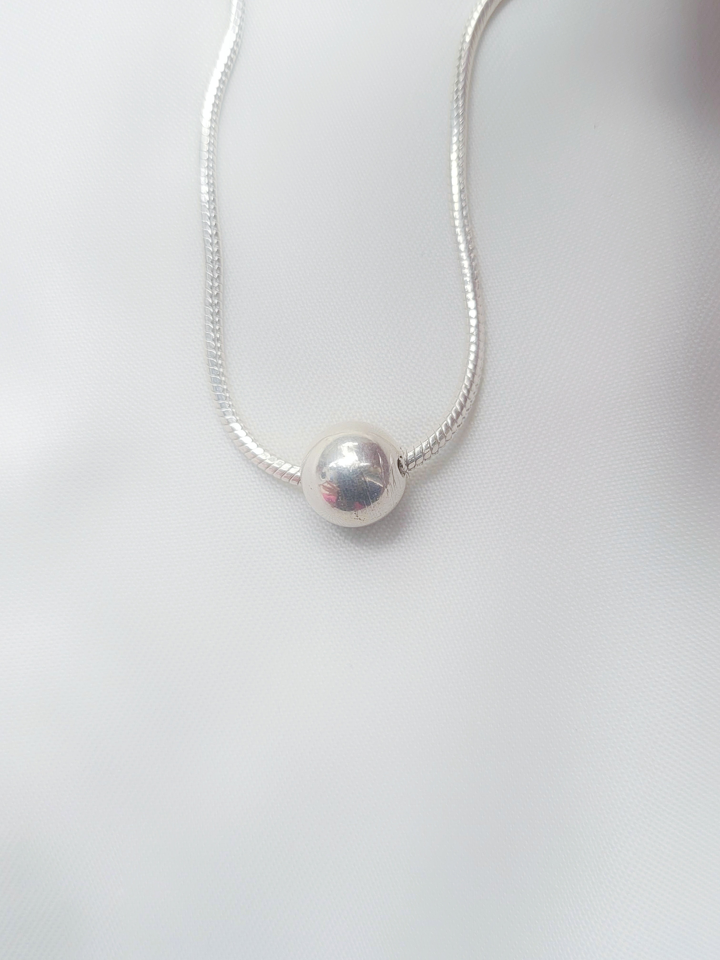 Pure Glow 92.5 Silver Pendant Handcrafted Necklace