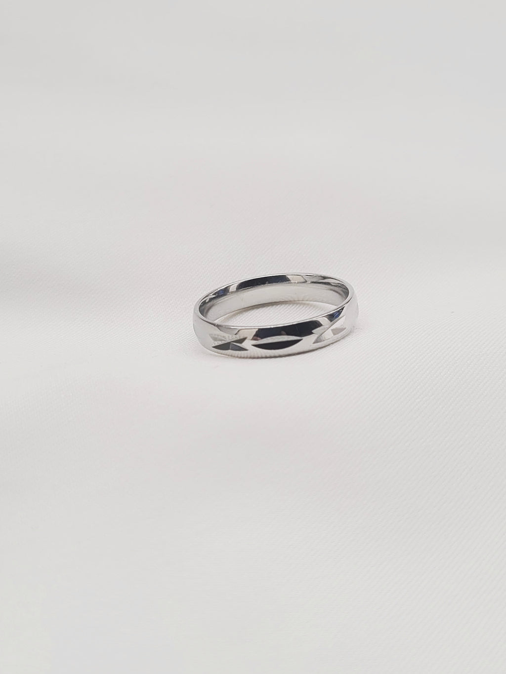 Mystic Line Band 92.5 Silver Men's Ring