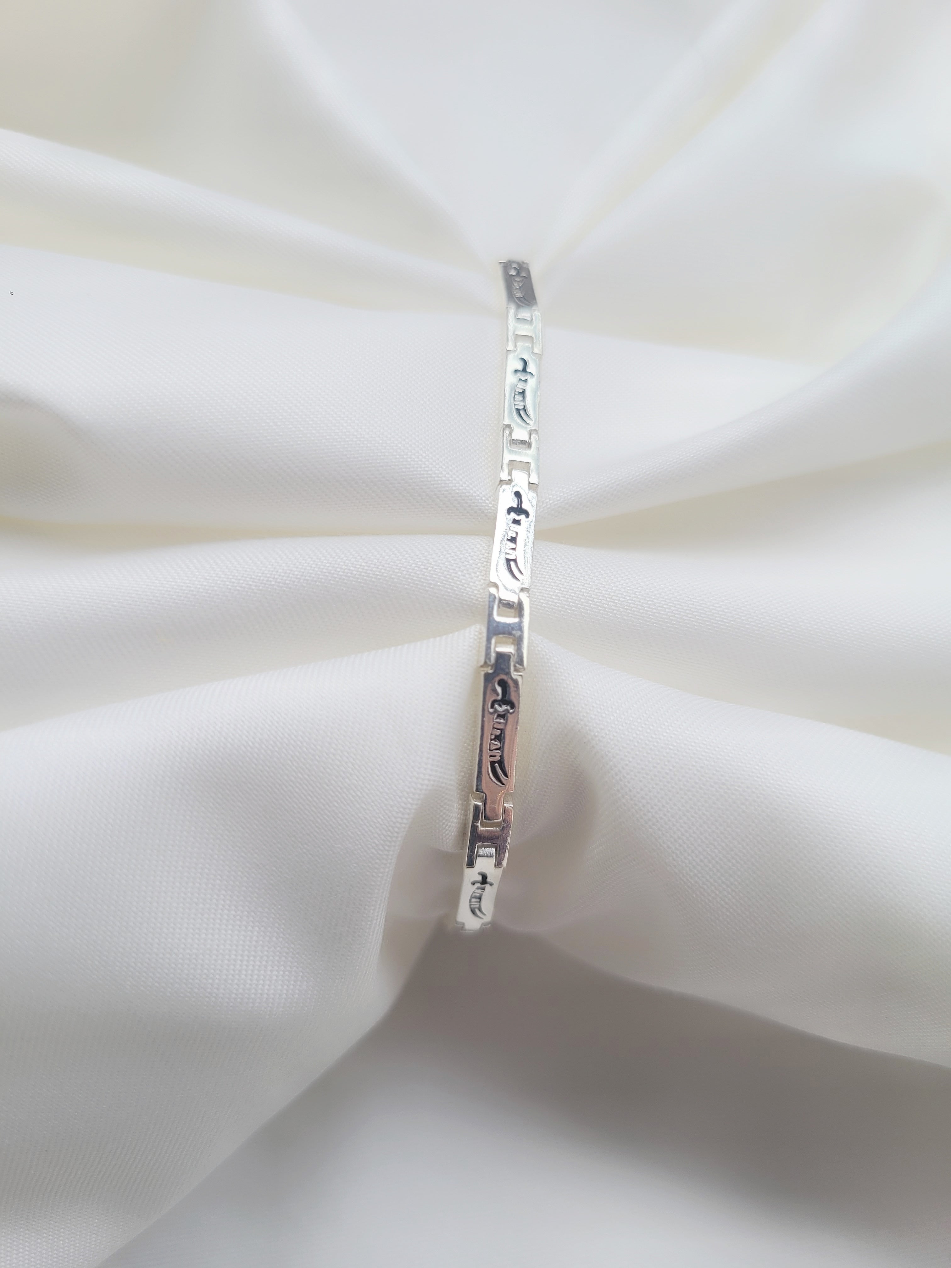 Silver Glide Minimalistic Men's 92.5 Bracelet