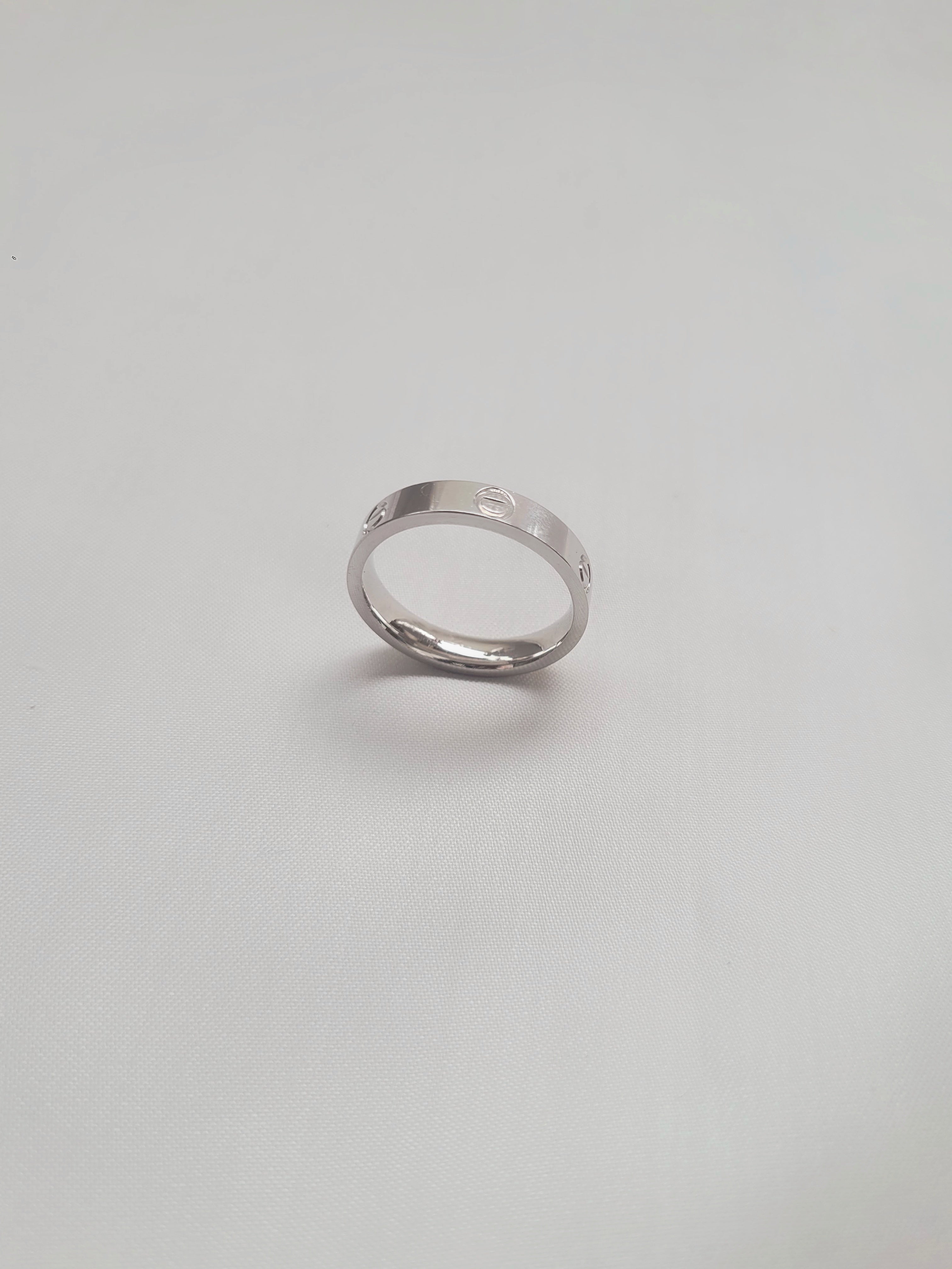Endless Love Band 92.5 Silver Ring