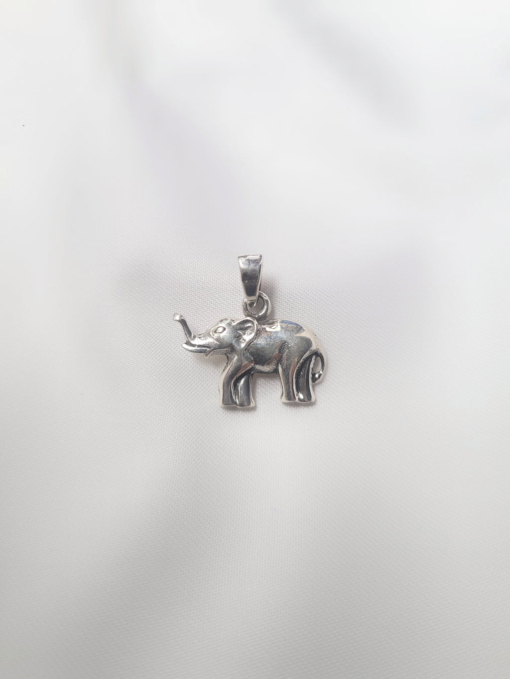 Tusker Charm 92.5 Silver Pendant (Without Chain) - Handcrafted