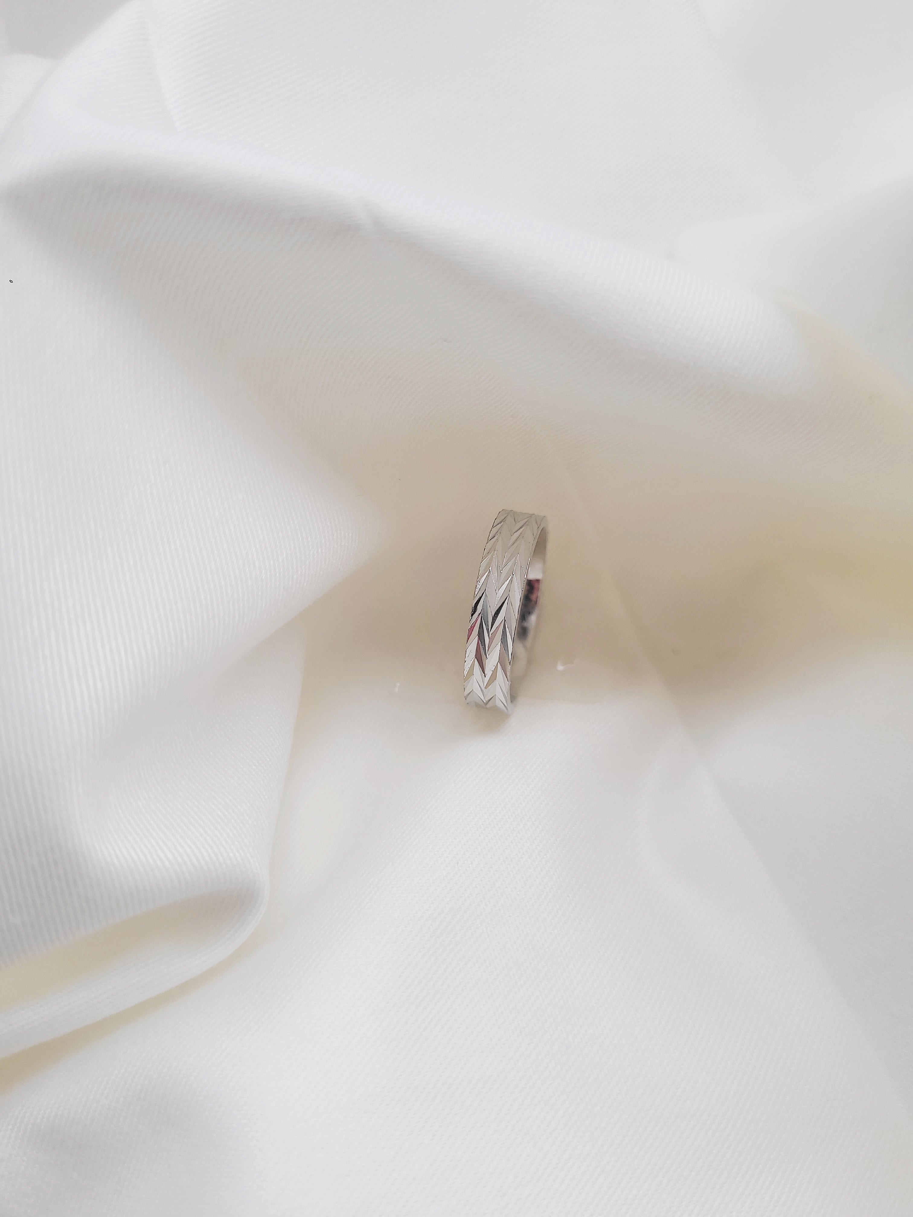 Silver Twist Band 92.5 Silver Ring