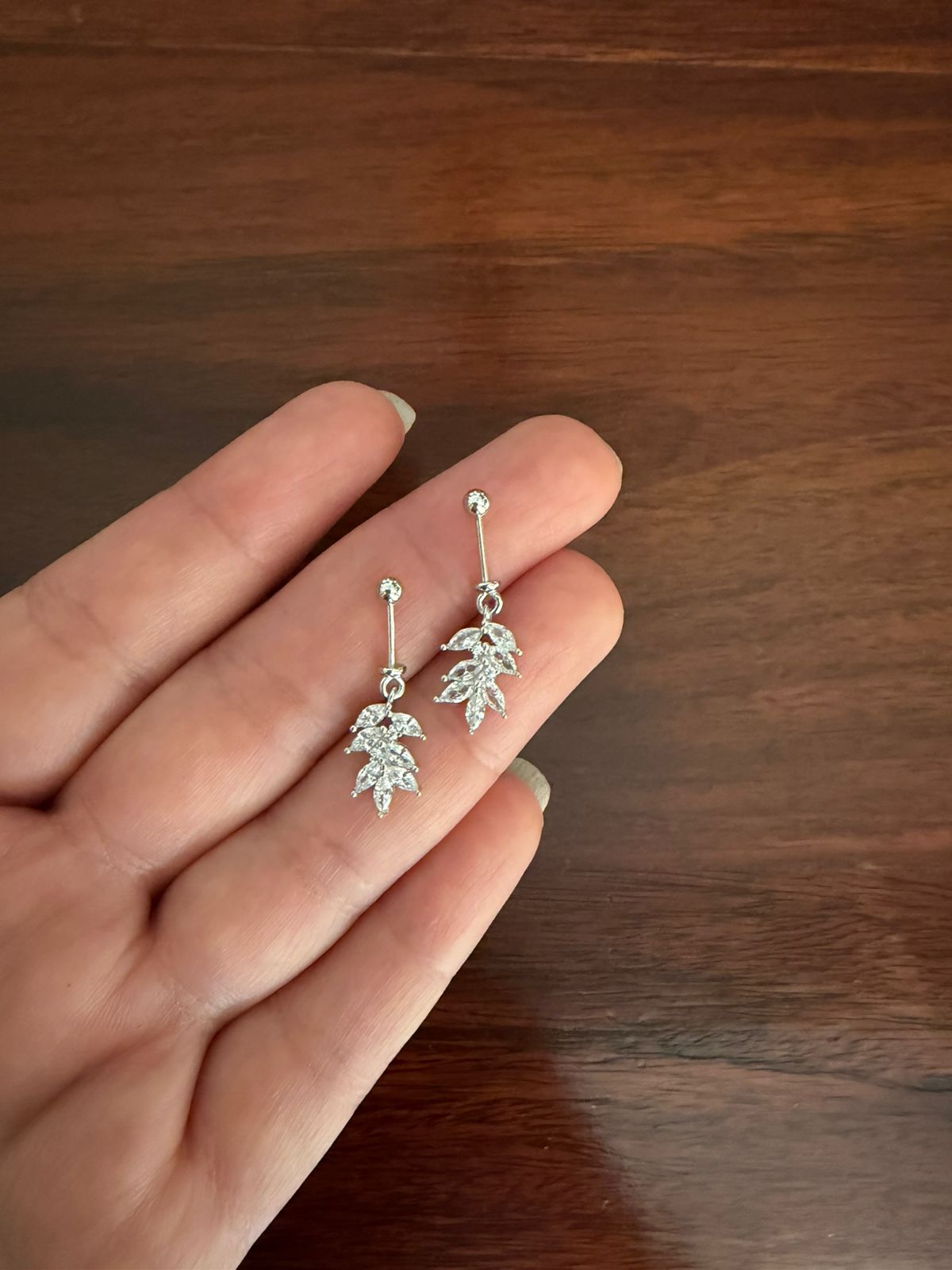 Everyday Bugadi - Leaves Helix Earrings - 92.5 Silver