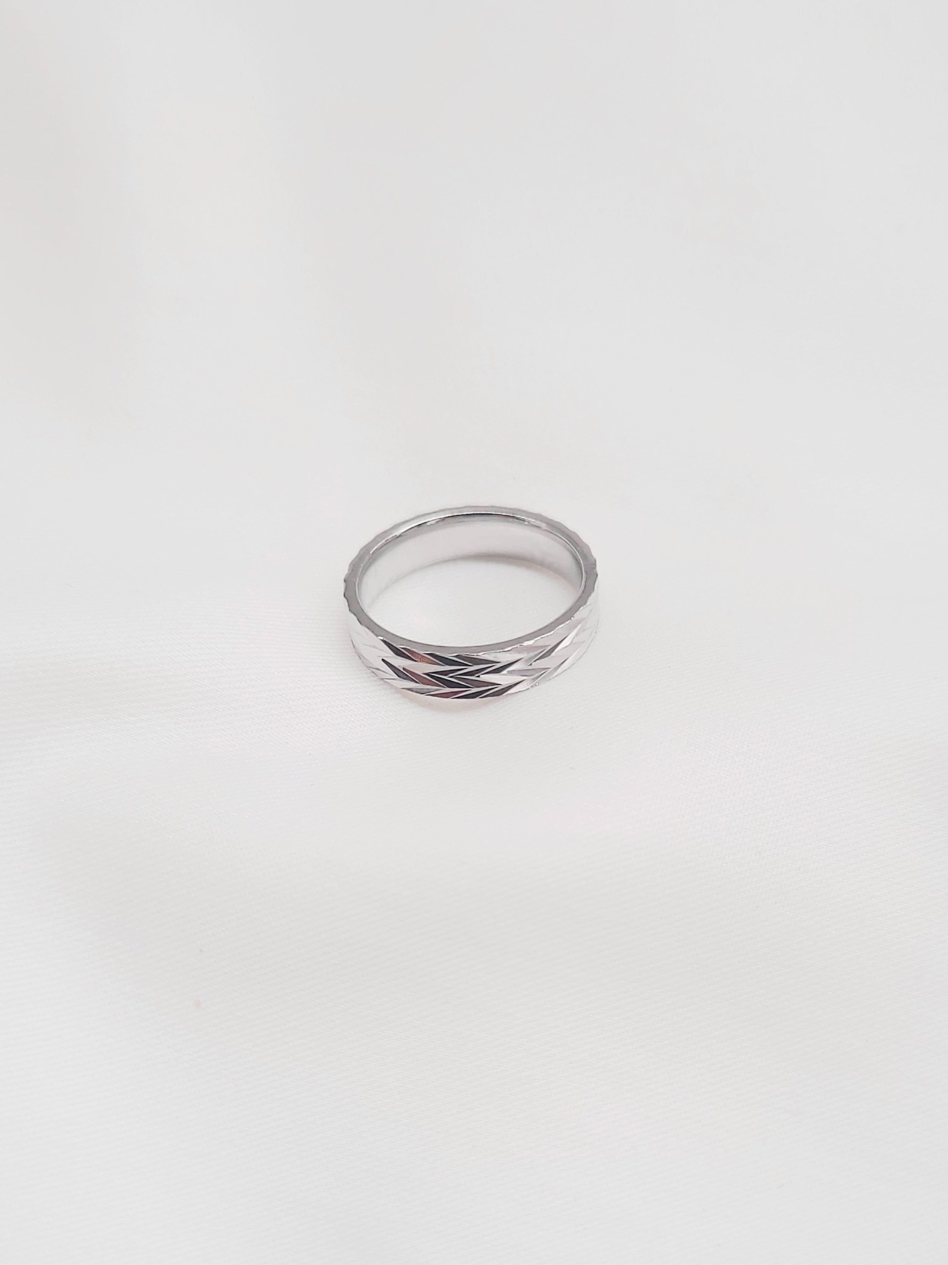 Silver Twist Band 92.5 Silver Ring