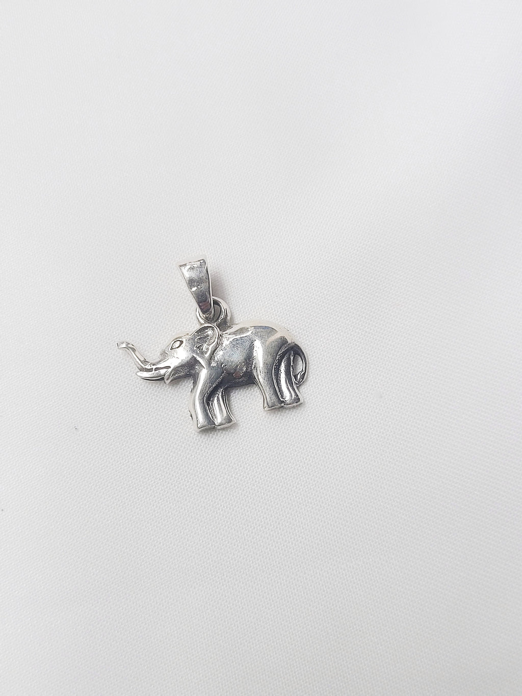Tusker Charm 92.5 Silver Pendant (Without Chain) - Handcrafted