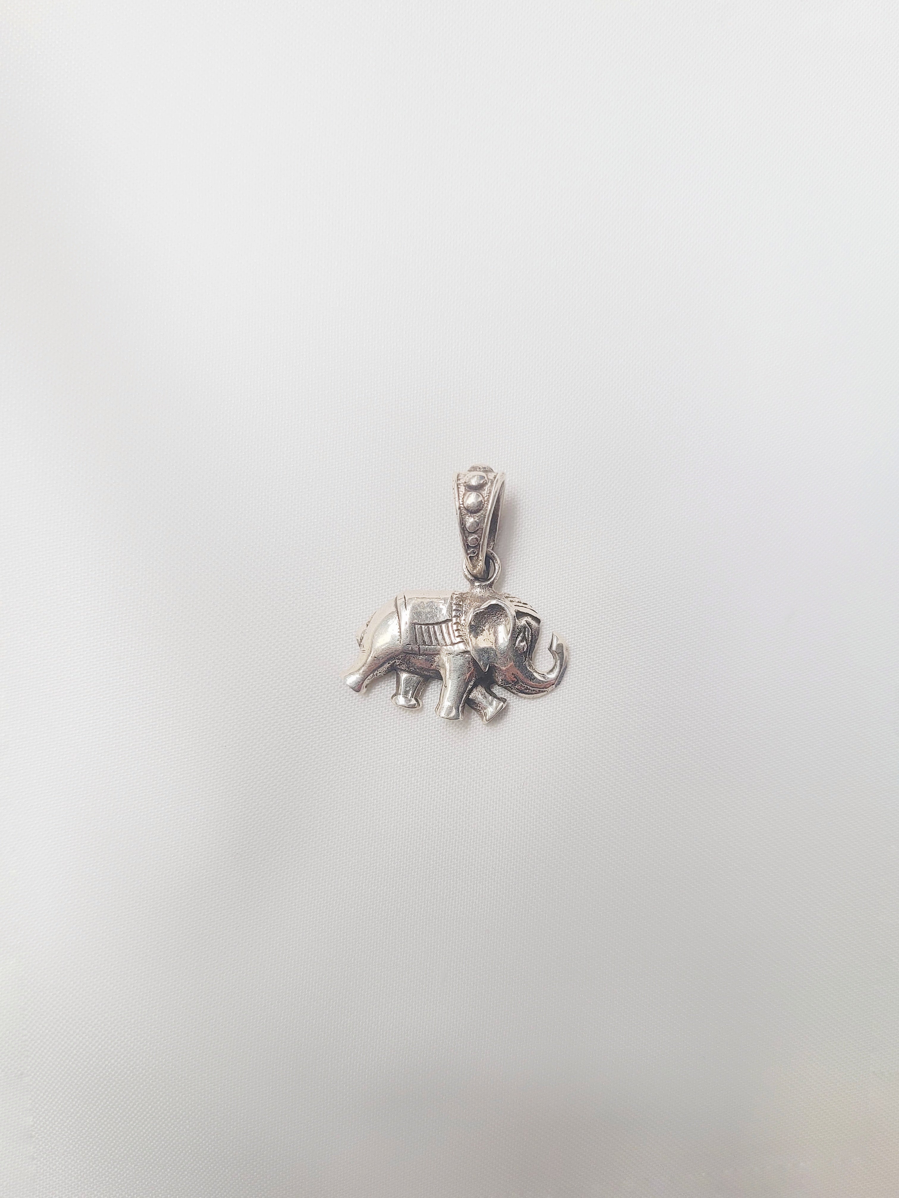 Royal Tusker 92.5 Silver Pendant (Without Chain) - Handcrafted