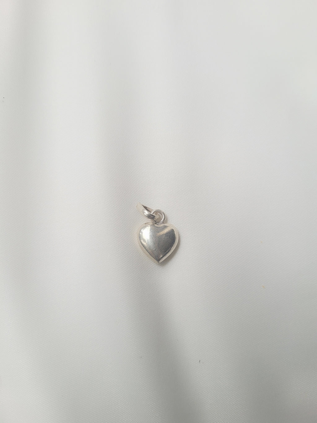 Puffed Heart 92.5 Silver Pendant (Without Chain) - Handcrafted