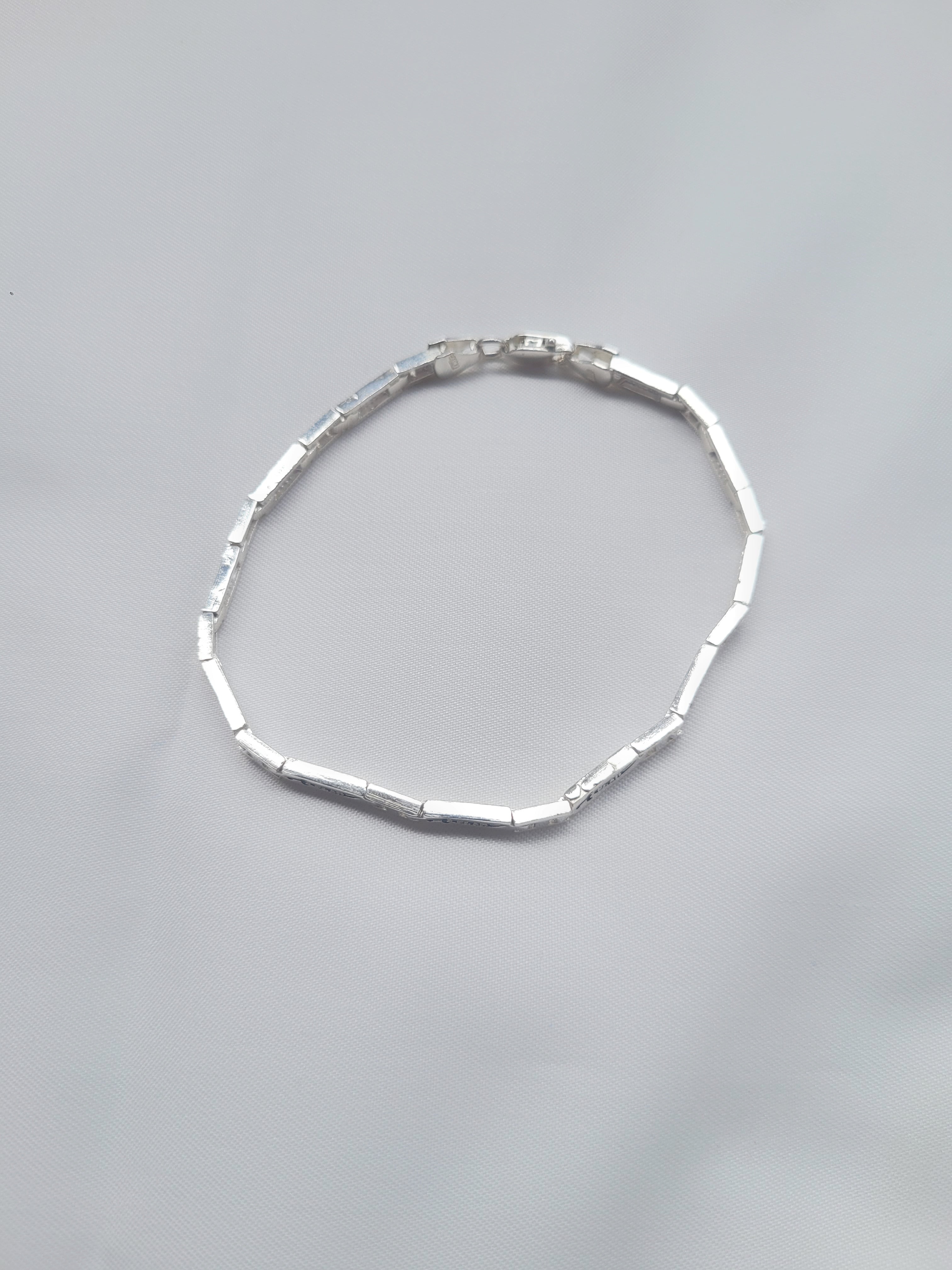 Silver Glide Minimalistic Men's 92.5 Bracelet