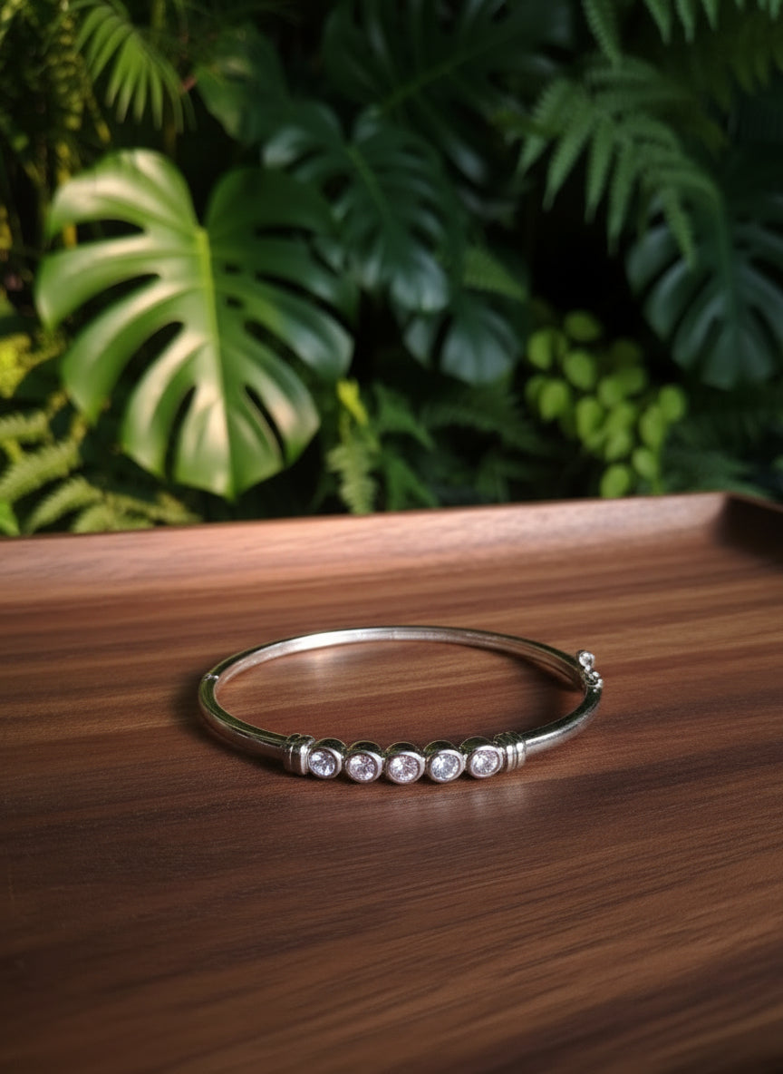 Twinkle - 92.5 Silver Bracelet With CZ Stones for Kids