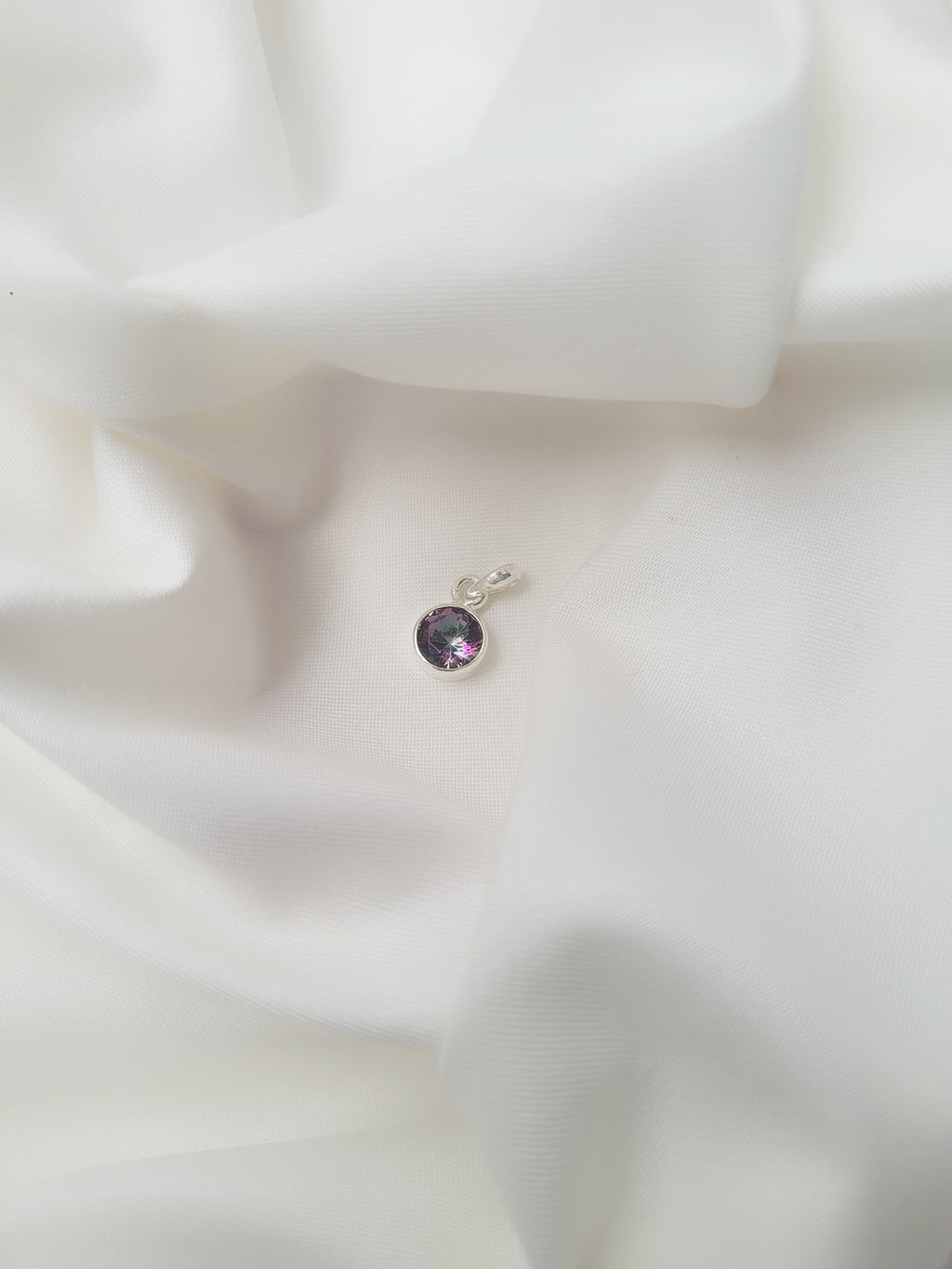Mystic Topaz 92.5 Silver Pendant (Without Chain)