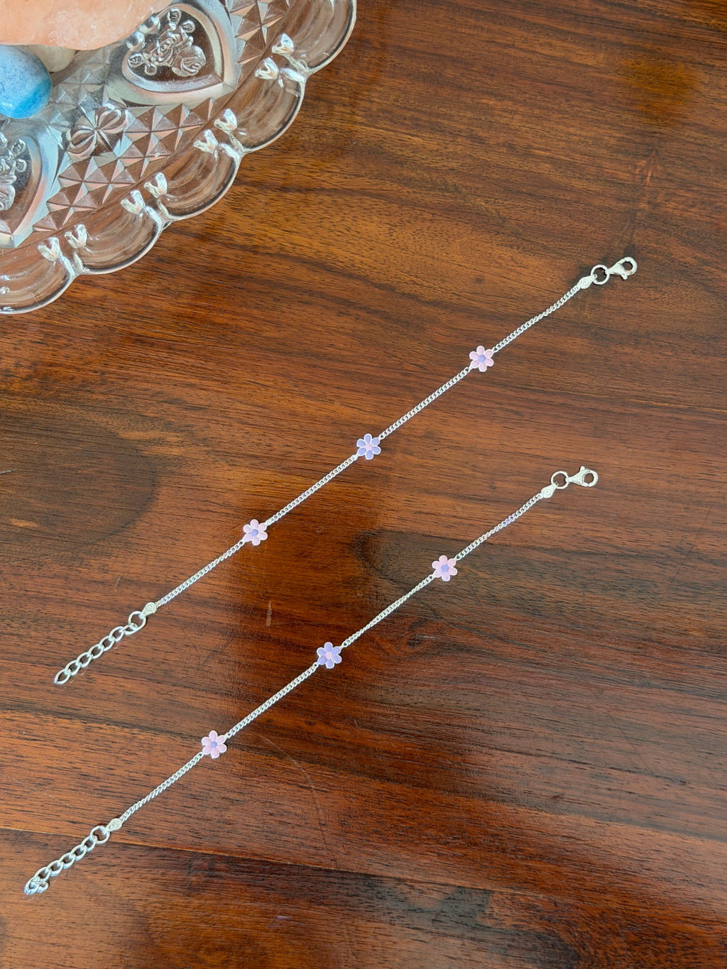 Phuli Little Steps - 92.5 Silver Anklets for Kids