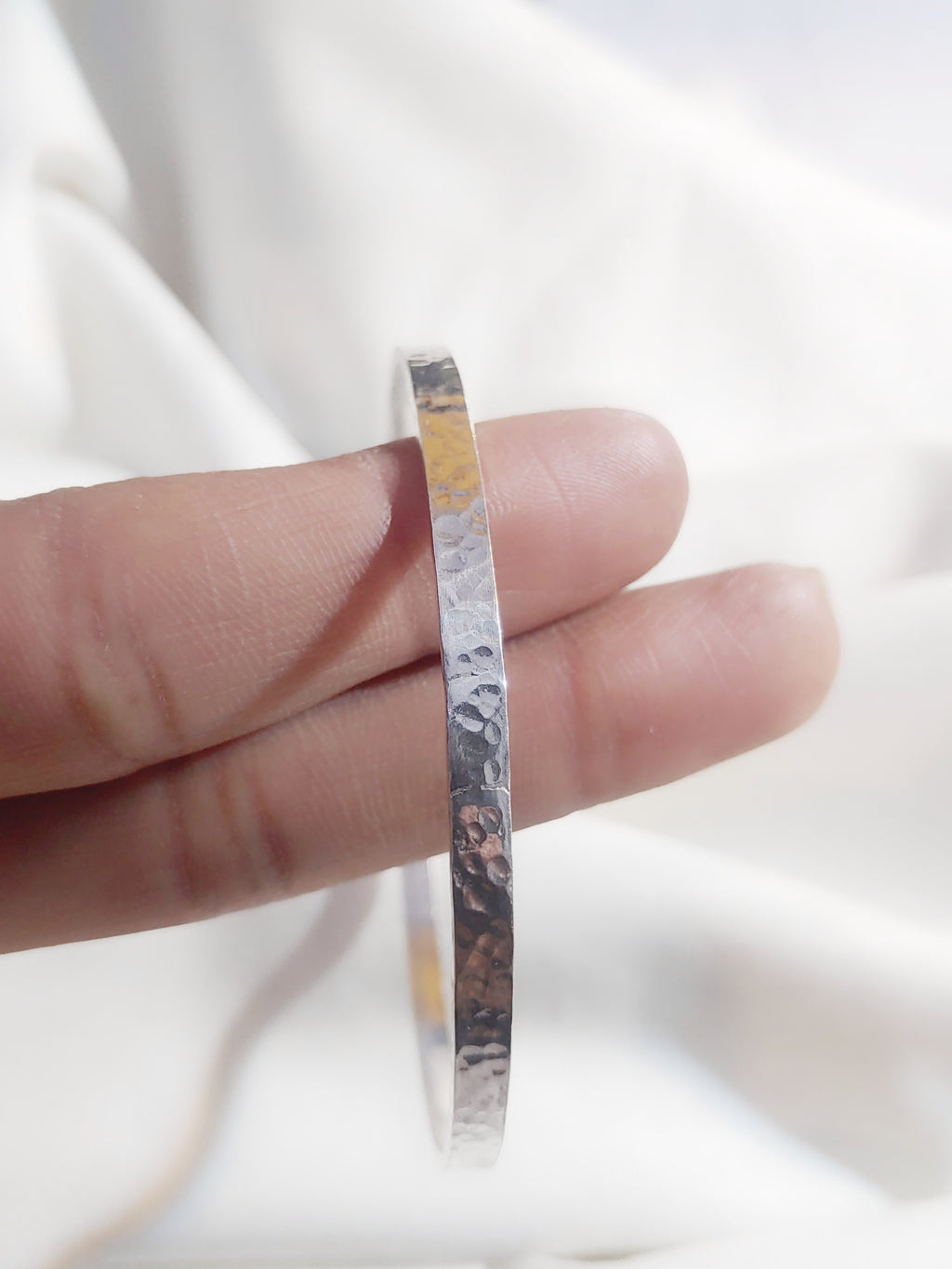 Frost Craft 925 Silver Handcrafted Single Bangle