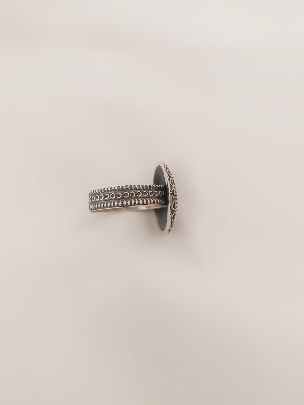 Chakrika Mandala 925 Silver Adjustable Ring