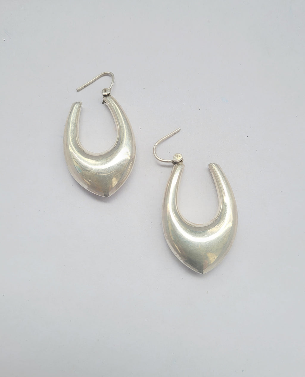 Chandrika Moon Rise 92.5 Silver Statement Hoop Earrings