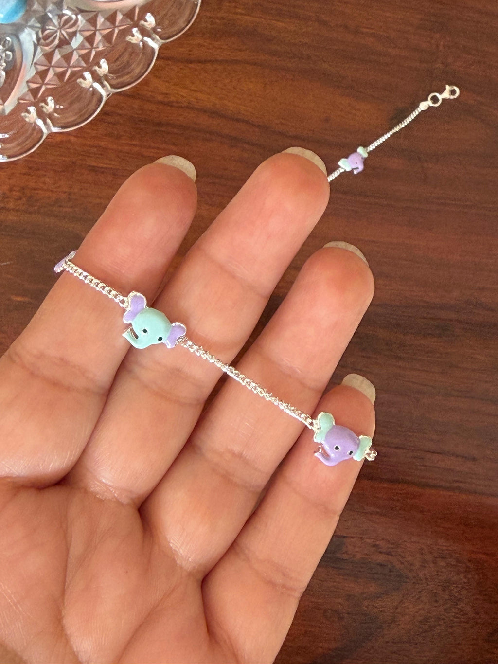 Gajmukh Little Steps - 92.5 Silver Anklets for Kids