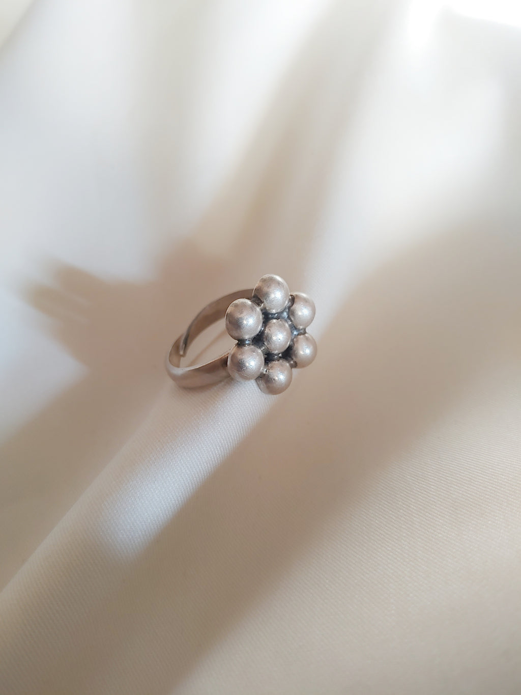 Gulika Traditional 92.5 Silver Adjustable Ring