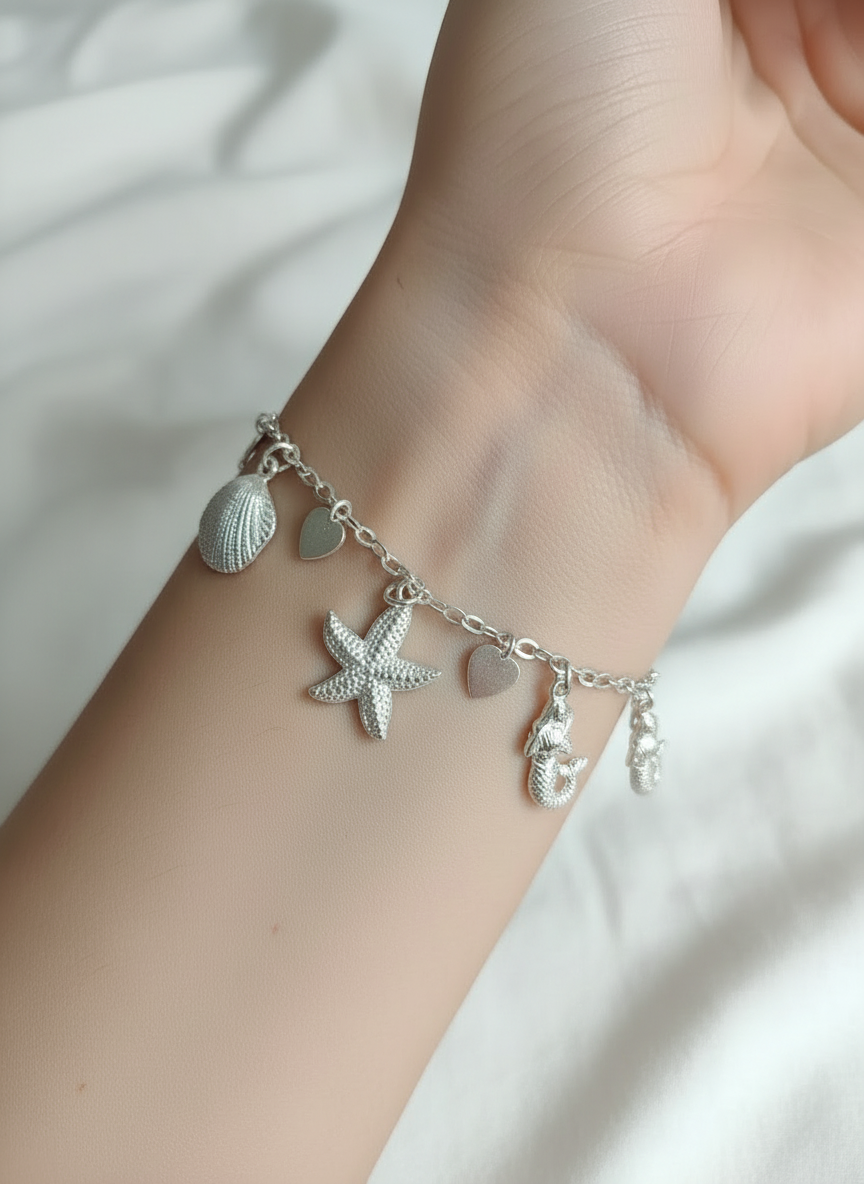 Sagarika – Ocean Flow Bracelet 92.5 Silver