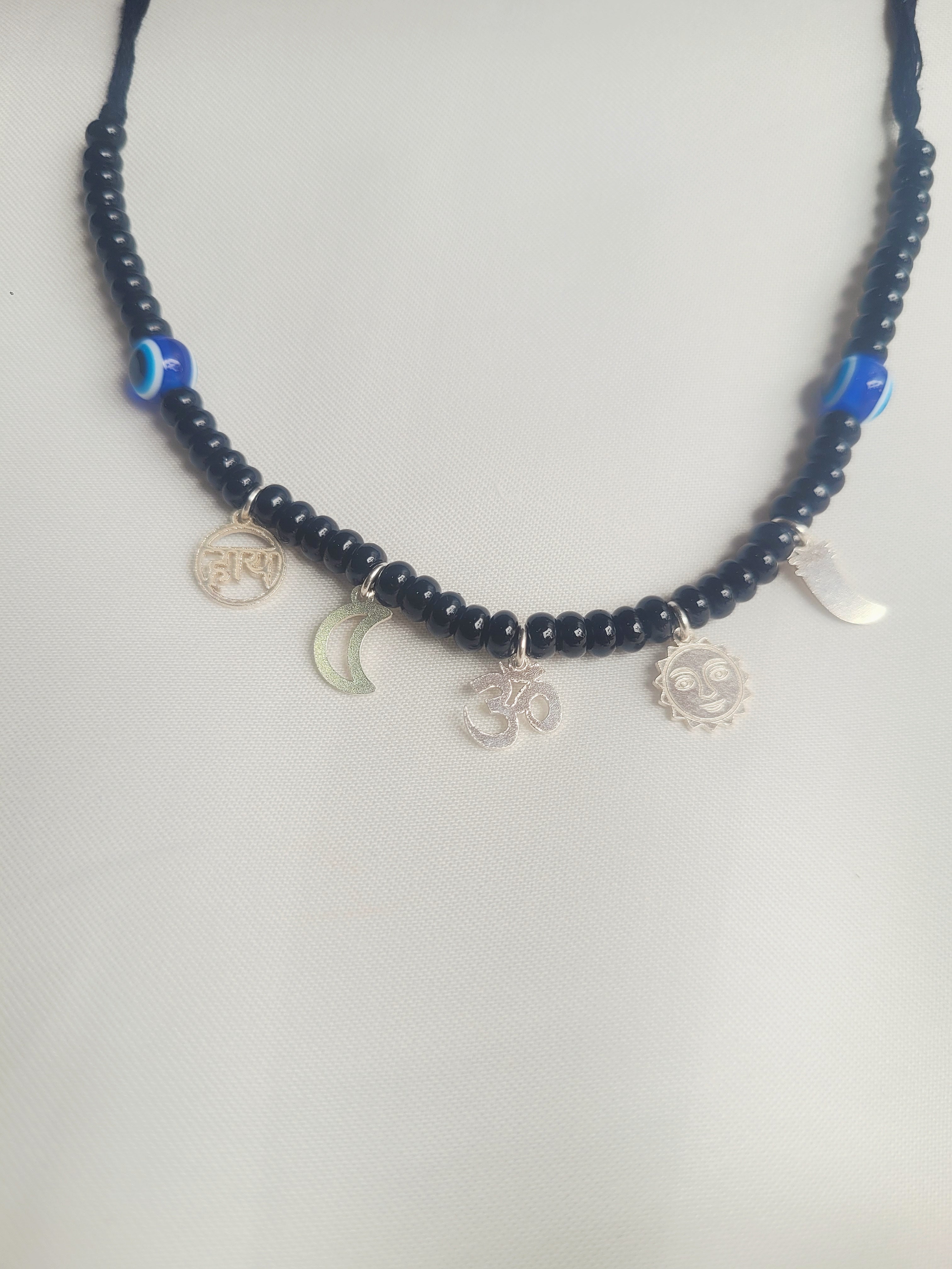 Shishu Shakti Nazar Sutra Silver Flexible Size For Kids