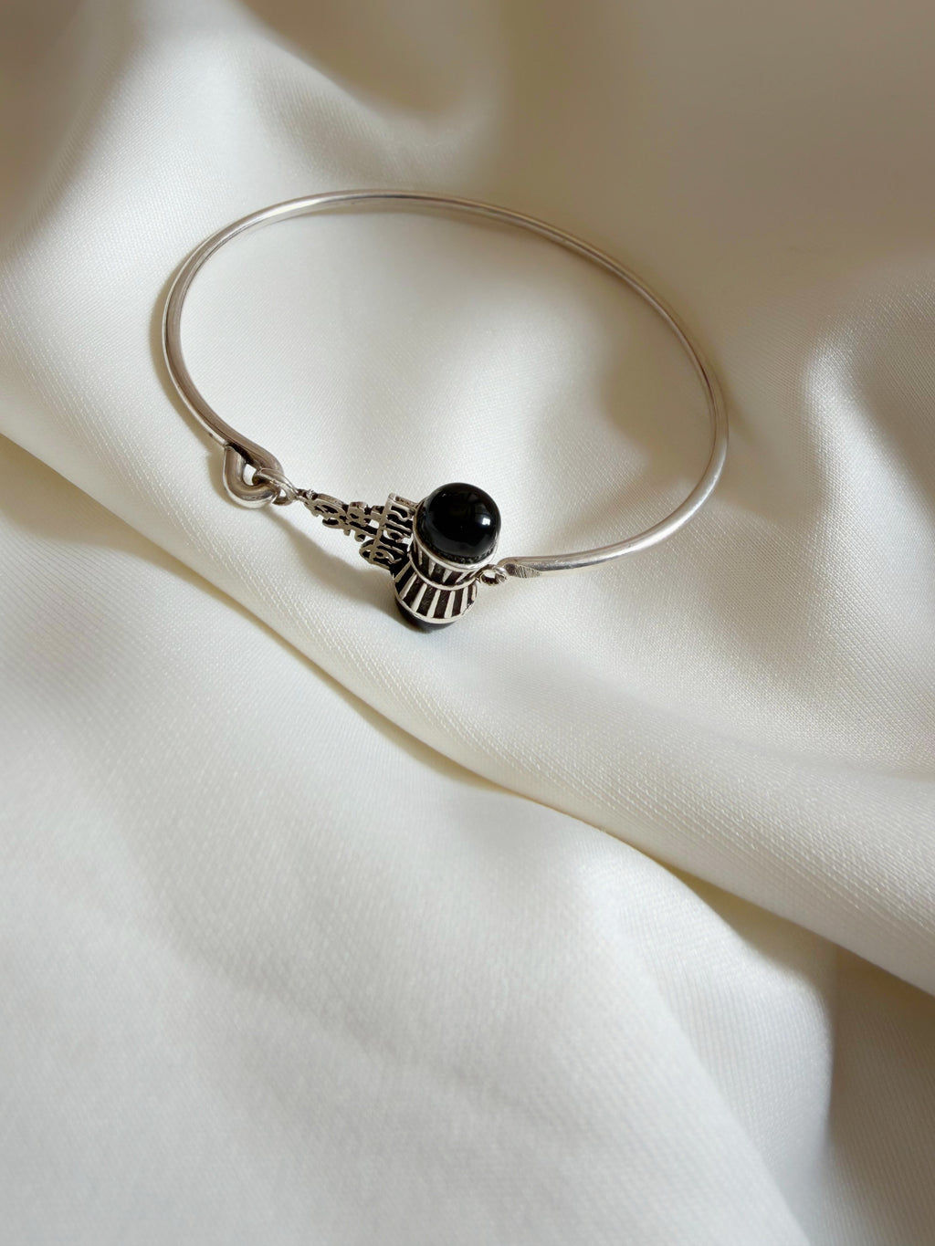 Rudratva Harmony - Shiva 925 Silver Handcrafted Openable Bracelet